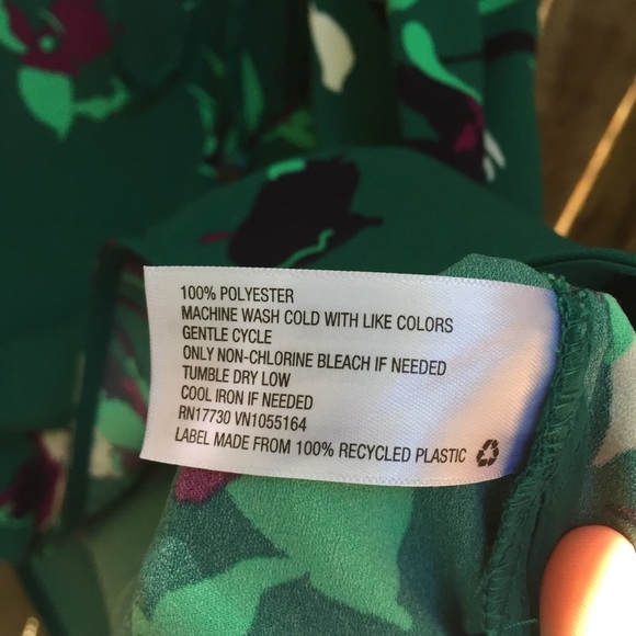 Merona floral emerald dress - Picture 5 of 5